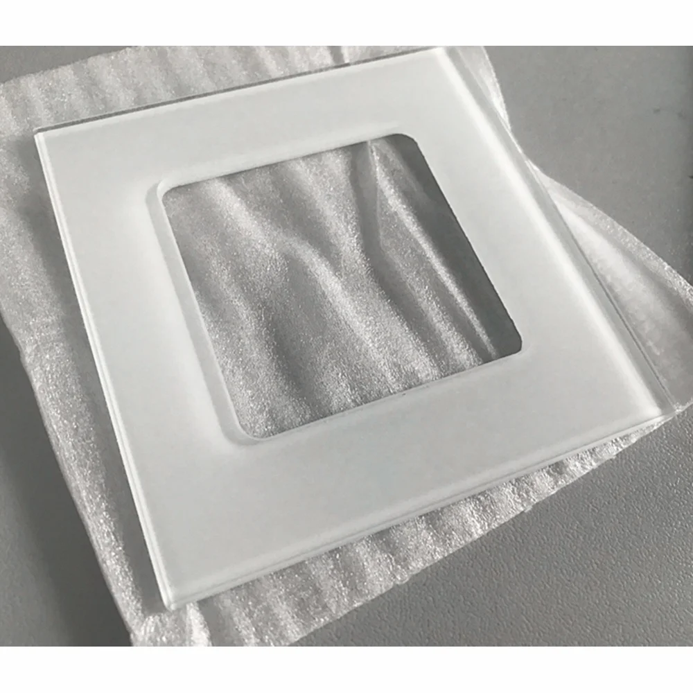 OEM High quality bevel edge mirror glass switch panel