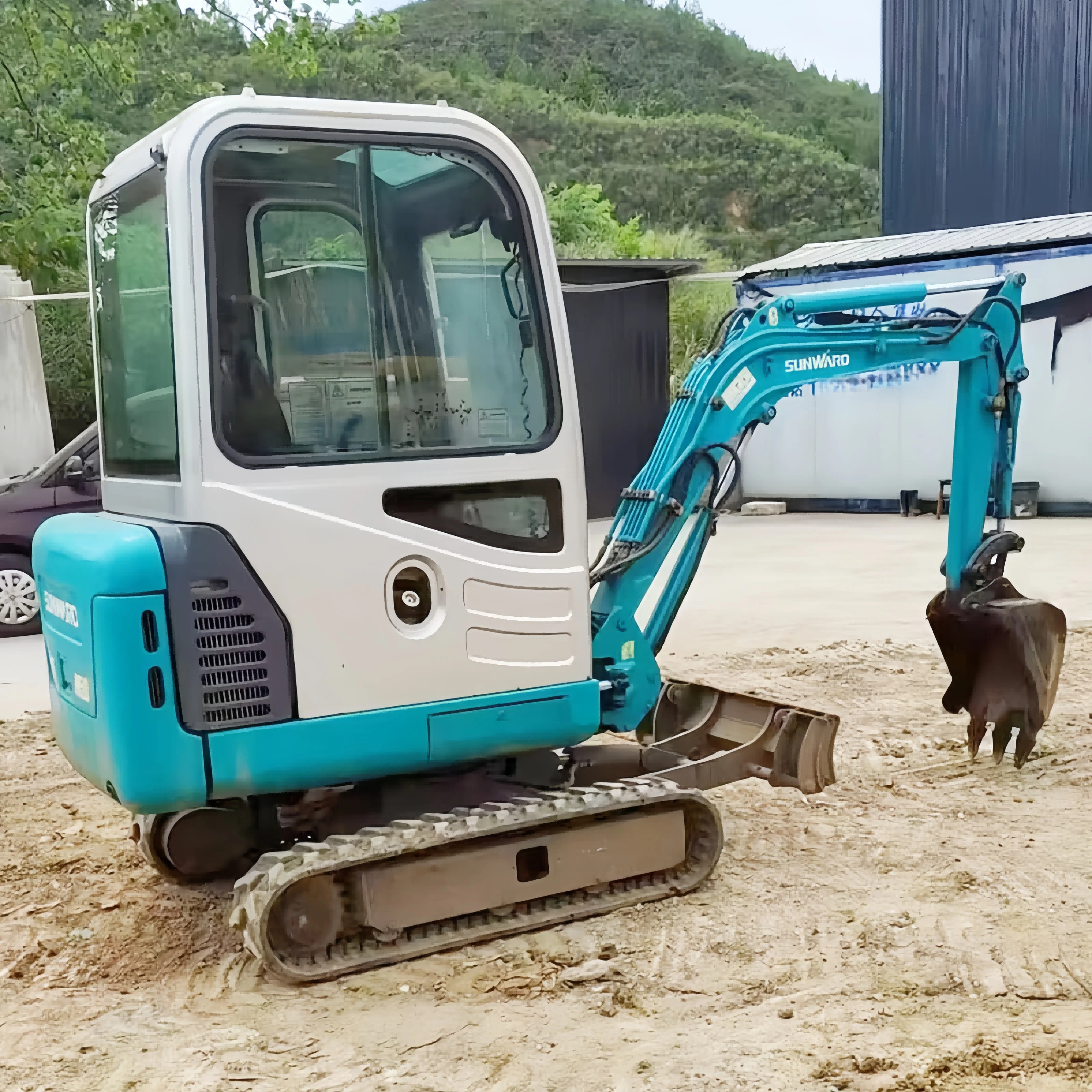 Mini Excavator SunWard SWE17 Fast Delivery Mini Small Excavator 0.8ton 1ton 1.2ton 1.5ton 2ton Chinese Used Excavators For Sale