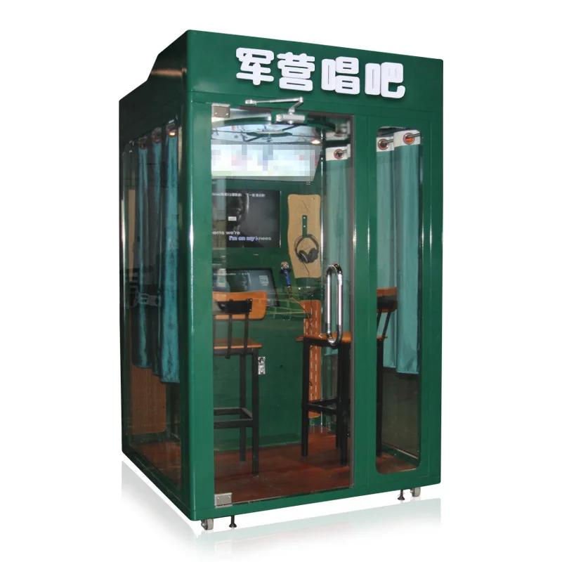 Newly designed singing machine arcade console console player Mini KTV room singing karaoke arcade game coin operation