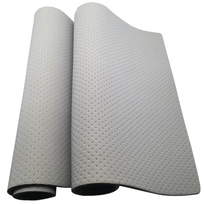 3mm white neoprene fabric perforation laminate for laptop sleeves lightweight