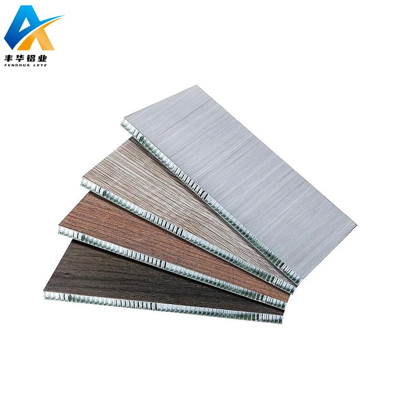 Aluminum honeycomb sandwich panel interior decoration exterior wall  composite panel marble texture wood grain customization
