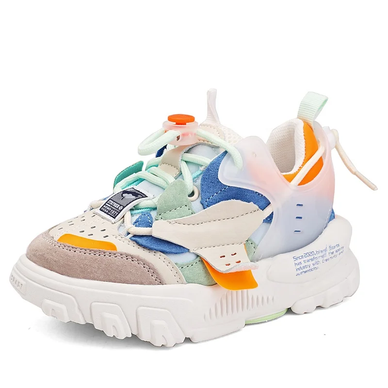 
Hot Sale Factory direct Summer High Quality children Chunky Shoes Elastic Running Sport Sneakers 