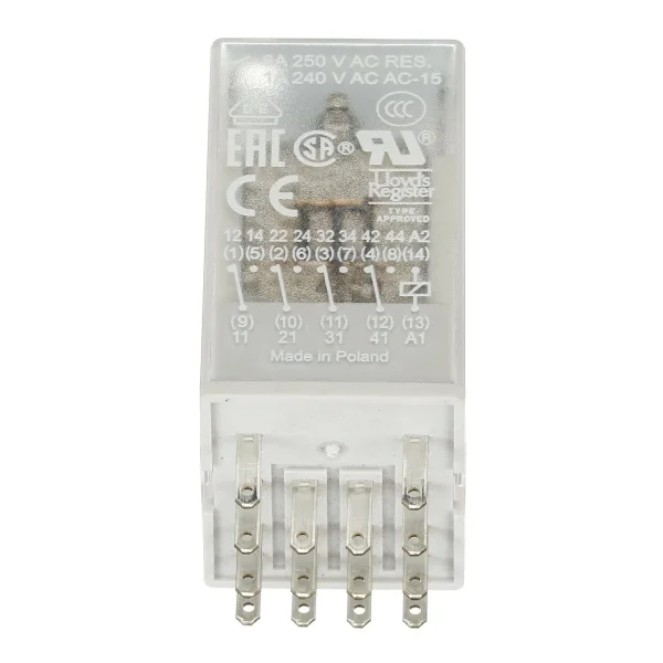 A-B-B CR-M230AC4 подключаемый интерфейсный реле 4 C/O 230VAC 1SVR405613R3000 релейный модуль