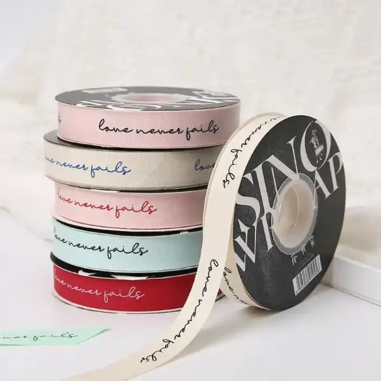 New English Cotton Yarn Webbing Hand DIY Bow Decorative Ribbon