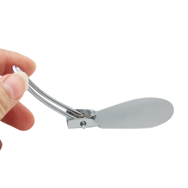 Factory Wholesale Small Sizes Metal Shoehorn Shoe Helper Short Stainless Steel Shoe Horn