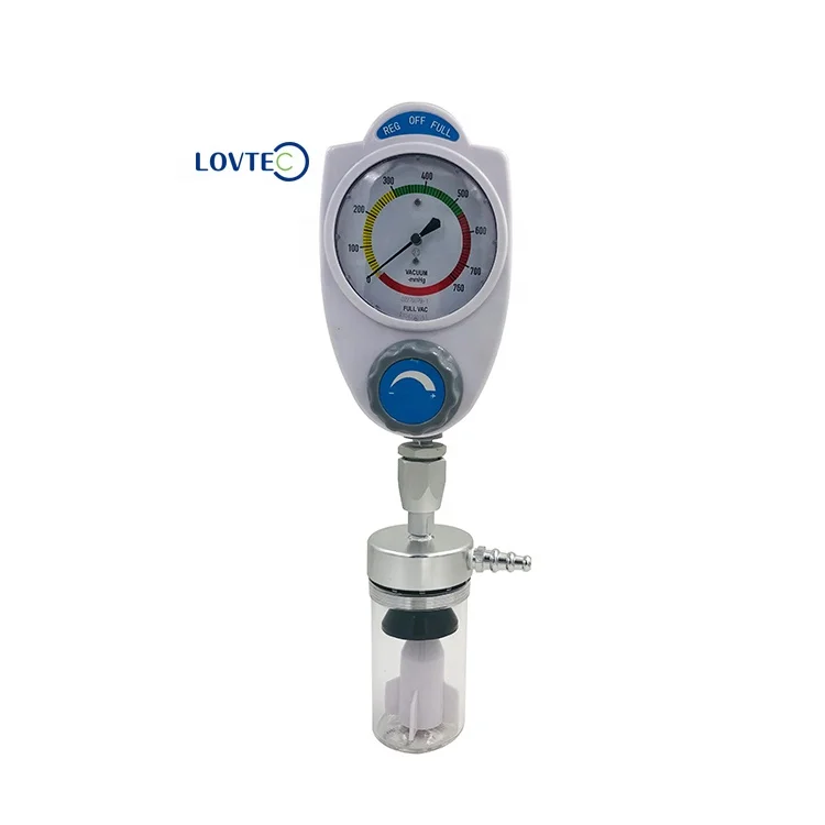 Lovtec Medical Vacuum Regulator with Jar For Hospital Use Wall Suction Regulator