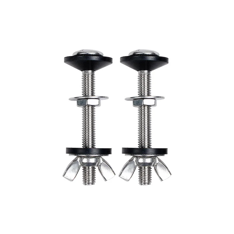 Custom wholesale stainless steel toilet water tank screw sealing ring rubber ring fixing