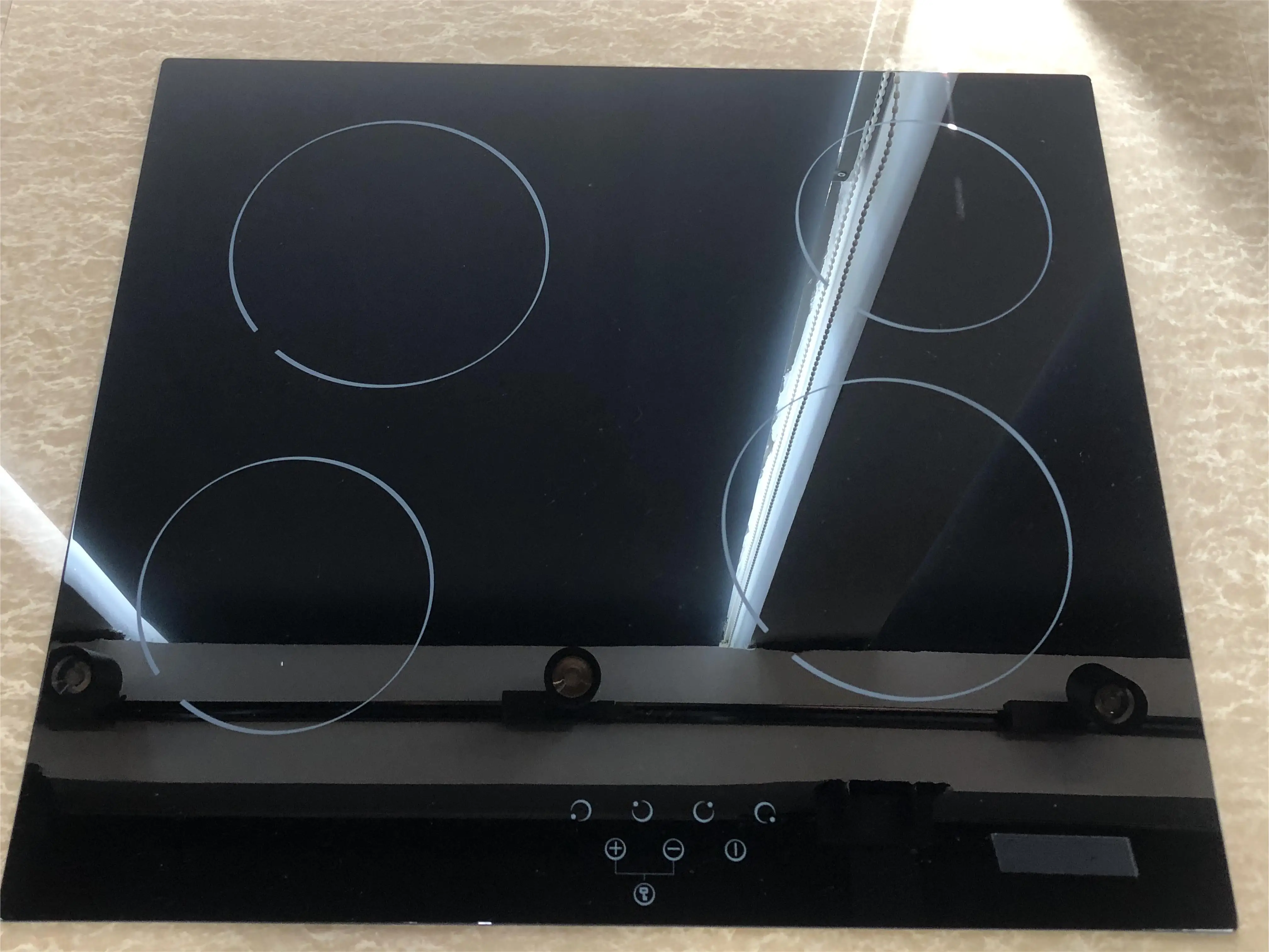 New Design Knob Touch Ceramic Hob Home Appliances Electric Stove  with 4 Cooking Zones 60cm Kitchen Hob Infrared cooker