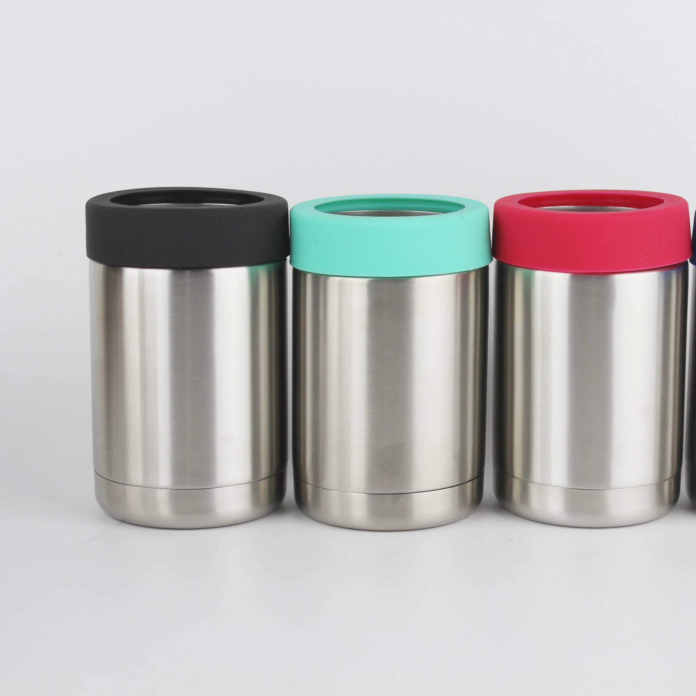 double wall insulated stainless steel can cooler, 12oz stainless steel beer wine cooler can,stainless steel cooler can