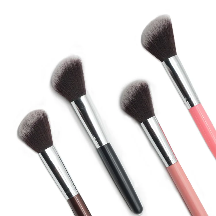 Custom label synthetic cosmetic brush portable a single makeup brush luxury foundation brush for makeup