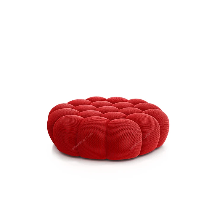 SPARKLE Italian sofa minimalist Rochburg network red designer Nordic small living room pumpkin bubble fabric sofa combination