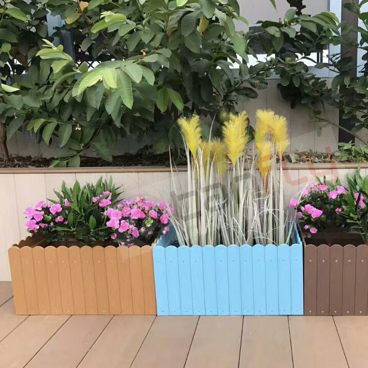 Tall Fiberglass Large Cement Stackable Modern Vertical Garden Concrete Pots Garden Planters