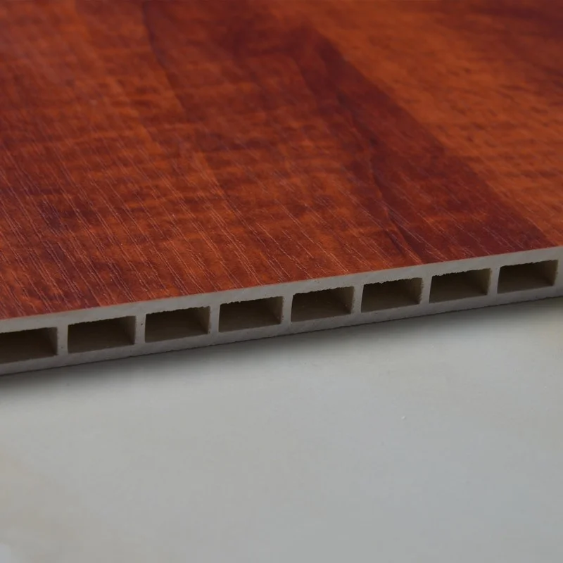 2021 new decoration material wpc pvc plastic wall cladding hotel