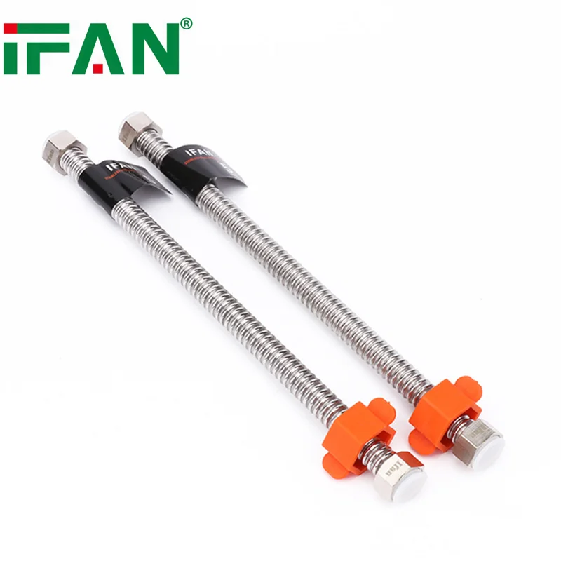 IFAN Factory Supply Flexible Pipe Hose Stainless Steel Corrugated Pipe Plumbing Hoses