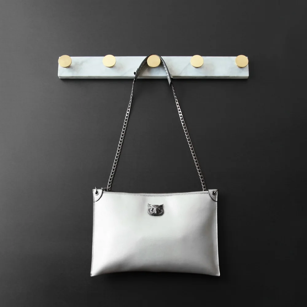 Maxery Nordic Luxury Marble Coat Hook Bathroom Creative Minimalist Hook Bedroom Coat Hook Brass