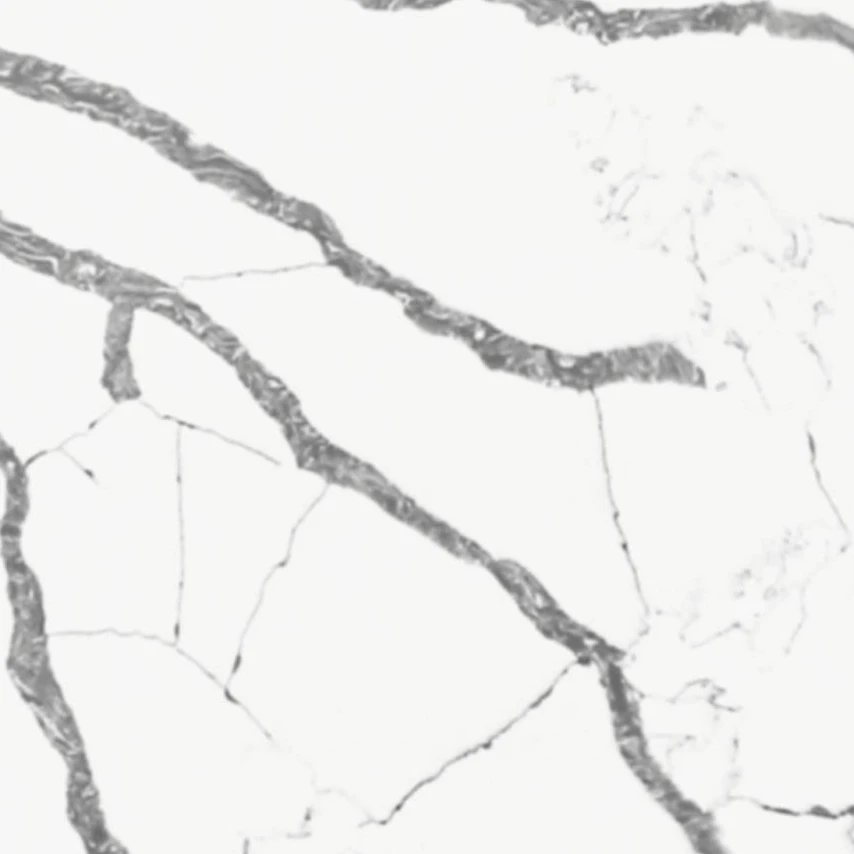 white calacatta quartz  natural culture stone for exterior wall cladding and vanity top