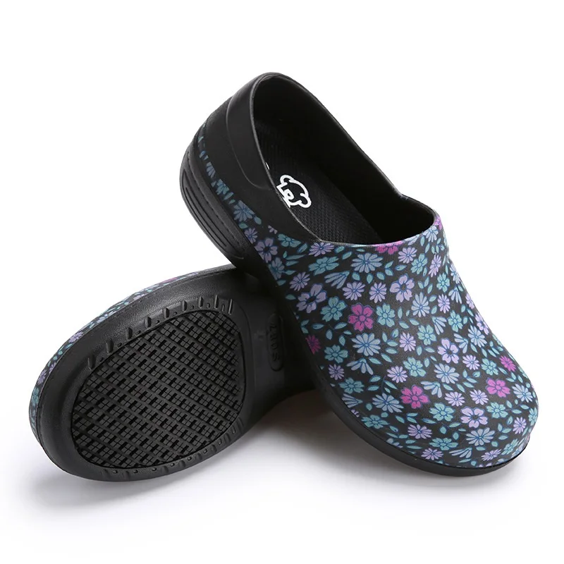 Factory Wholesale Unisex Food Industry Waterproof Anti Slip Oil Resistance EVA Chef Shoes Waterproof Hotel Chef  Shoes