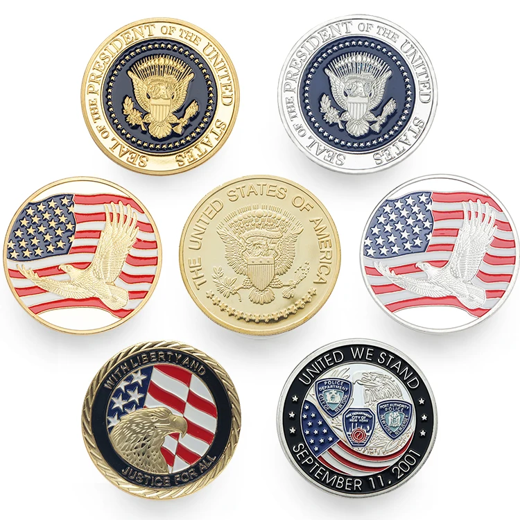 Custom Christian Bronze Tungsten Gold Silver Replica American Eagle Coin