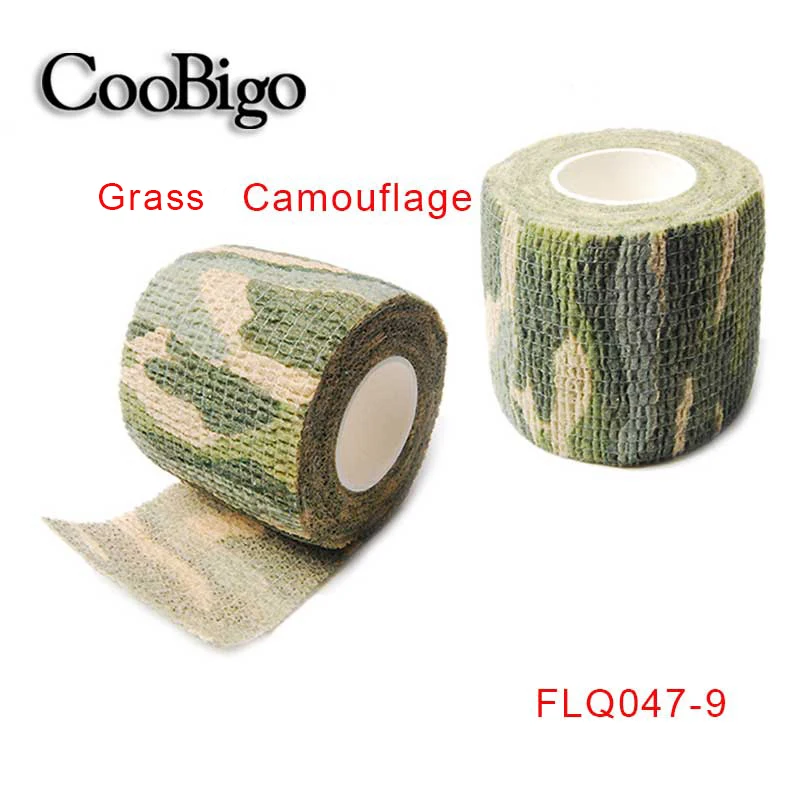 Camouflage Tape Self Adhesive Stealth Camo Tapes Bike Hunting Disguise Bandage Camping Outdoor Accessories