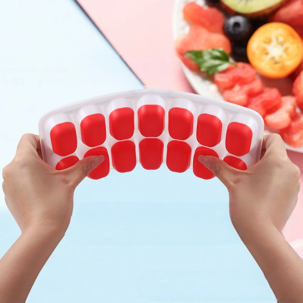 Силиконовые формы для кубиков льда 14 отверстий