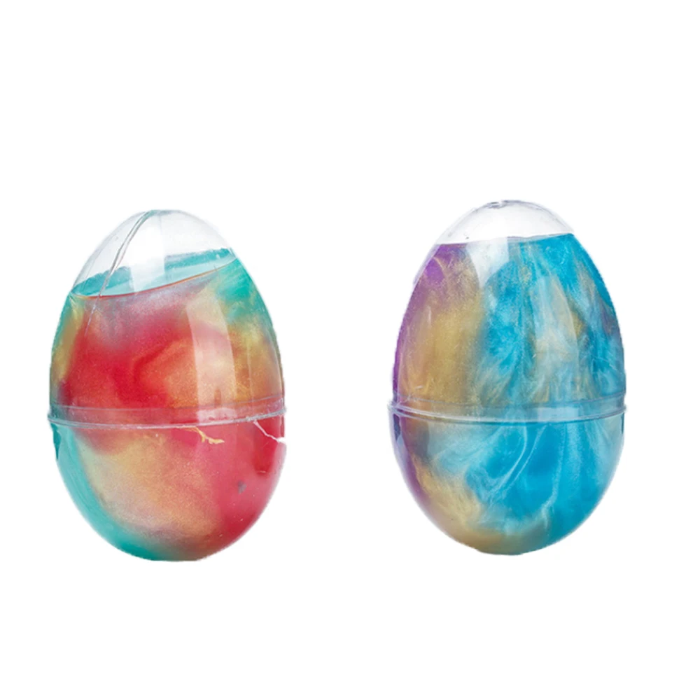 
LD0410 Slime Galaxy Slime Putty Eggs Fluffy Slime Stress Relief Toy For Kids Stocking Stuffers 