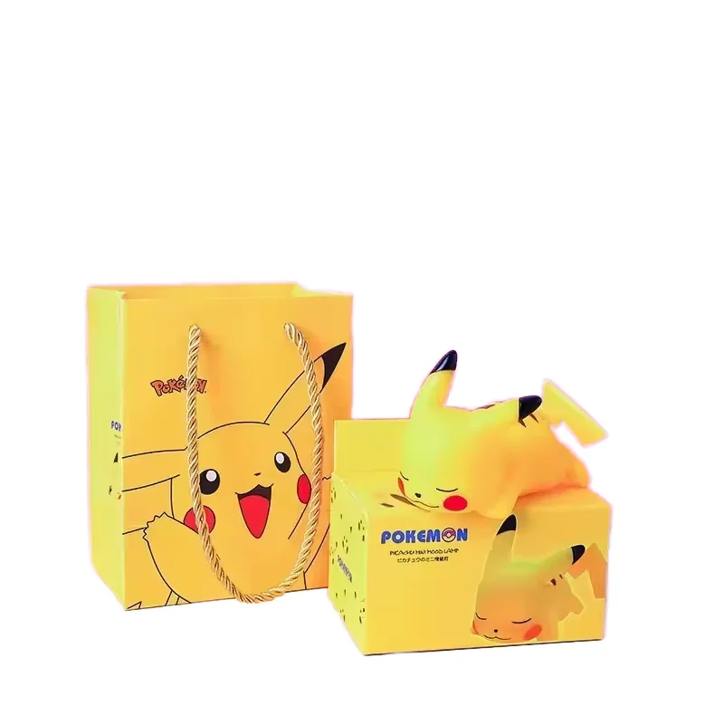 3D аниме световая коробка Pokemoned Figure фигурка с коробкой игрушки Pikachu ночник для дня рождения Рождественский подарок