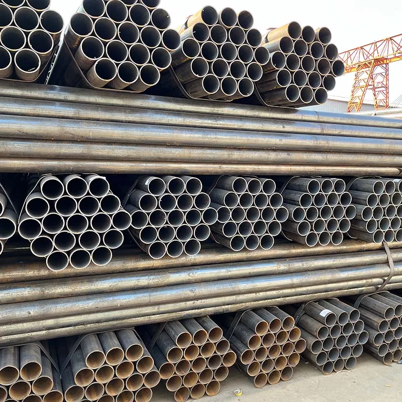 1/2'-12' Steam Pipeline /gas Pipe Hot Rolled Erw Welded Steel Pipe 26 Black Ms Round Pipe