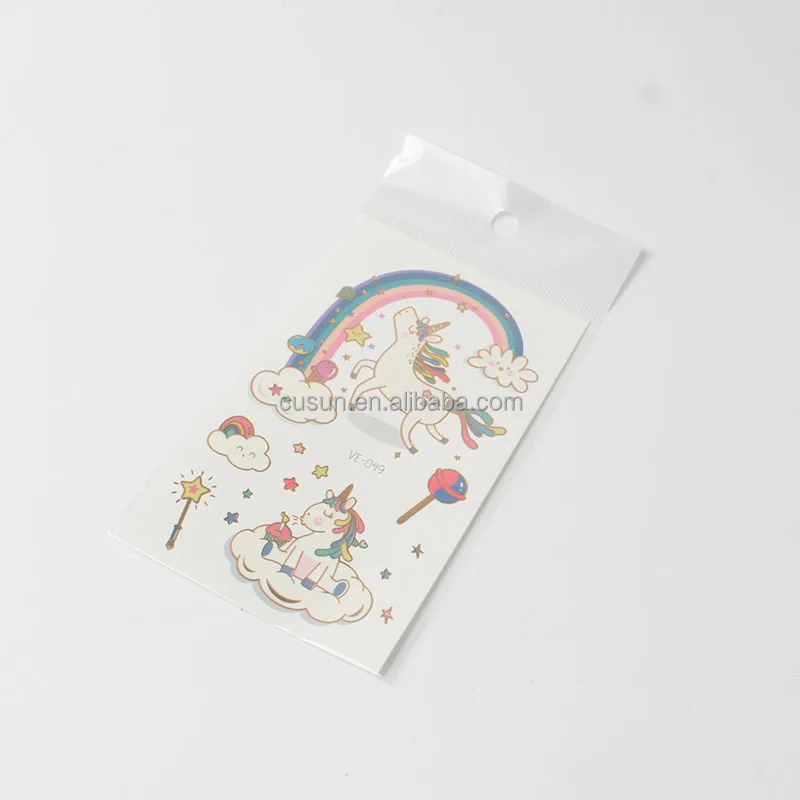 wholesale cartoon tattoo stickers for kids funny water transfer temporary tattoos for kids