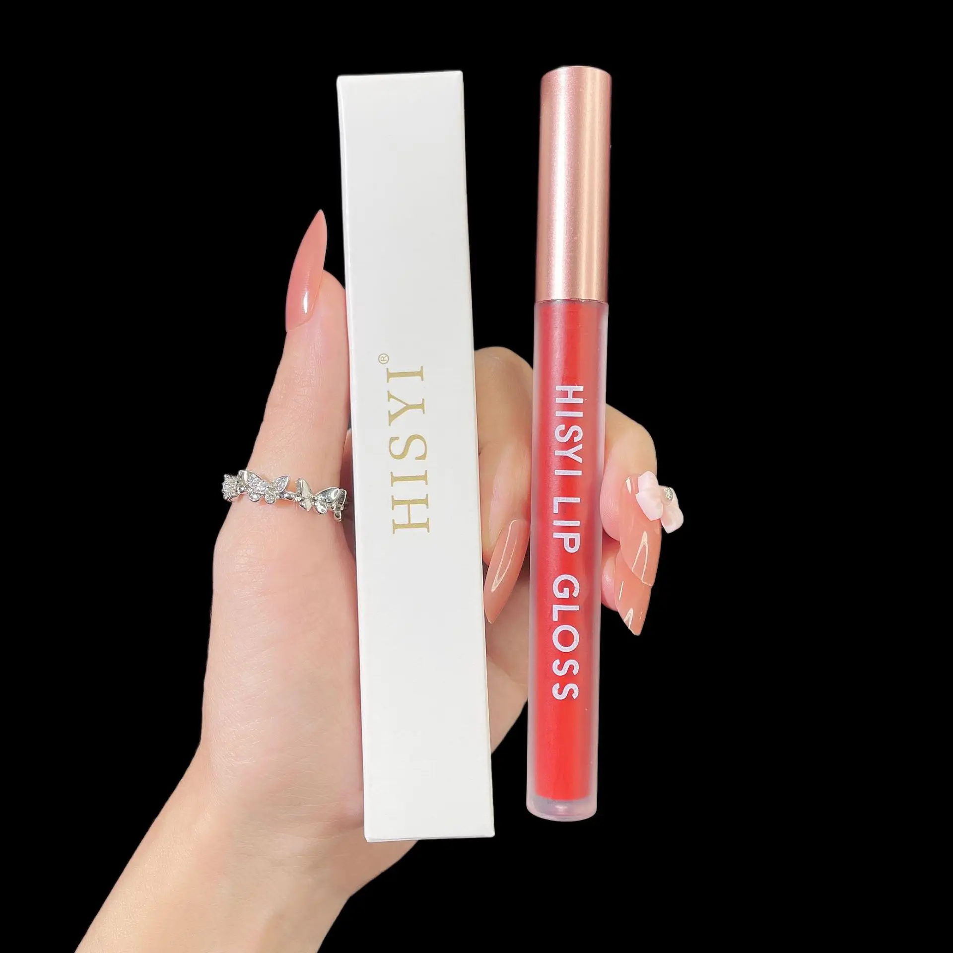 New air mist lipgloss velvet lip glaze waterproof and non stick up 6 colors matte lipstick