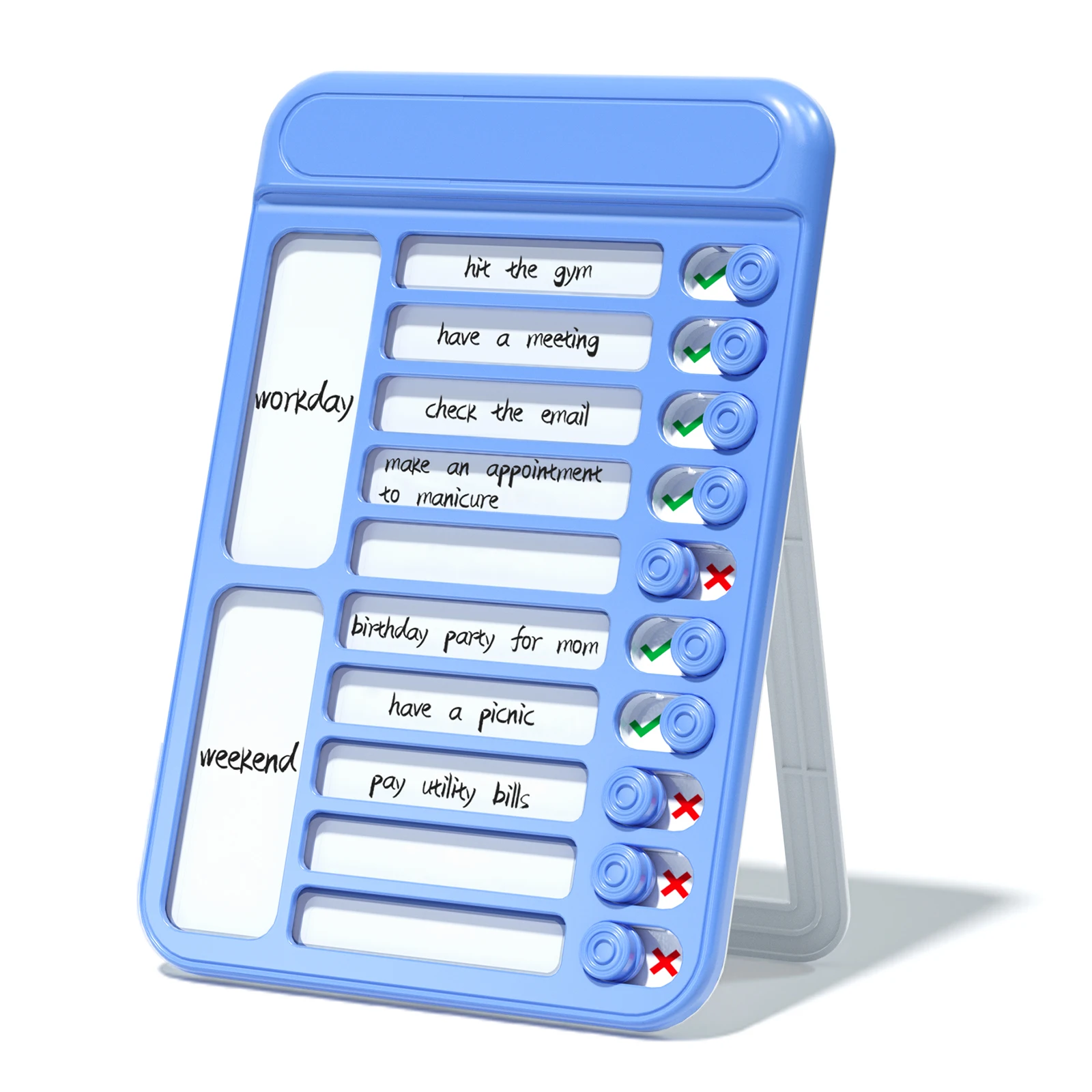 Горячая Распродажа Chore Таблица контрольного листа для детей и взрослых, портативный список дел RV пластиковый ежедневный контрольный список для домашнего планирования путешествий