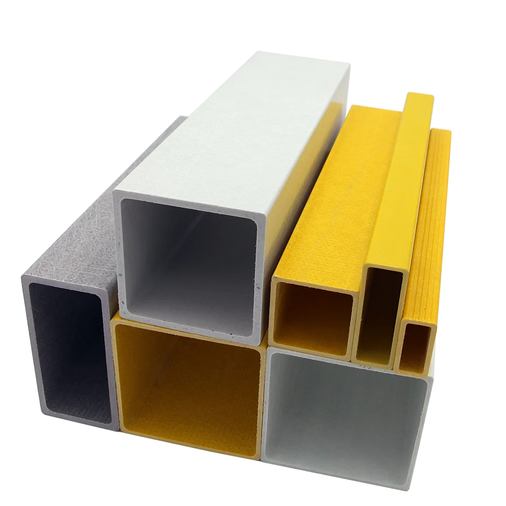 Composite Fiber High Strength Pultruded FRP Fiber Glass Rectangular Tube