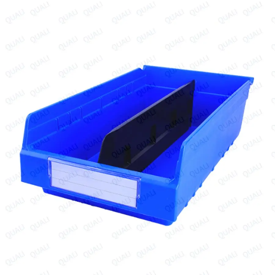Quali Factory Supply Sundries Plastic Storage Boxes 500*200*165mm Tool Container Divided Bin