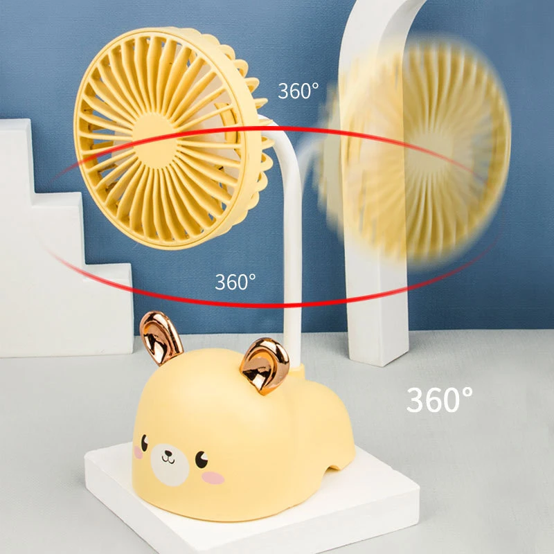 Small Electric Cooling Handheld Standing Usb Rechargeable Battery Portable Mini Fan