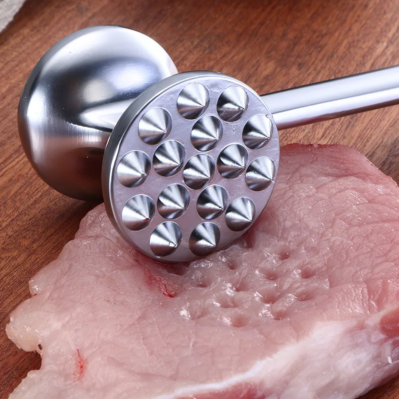 Zinc Alloy Meat Hammer Pork Steak Hammer Creative Kitchen Tools Meat Hammer