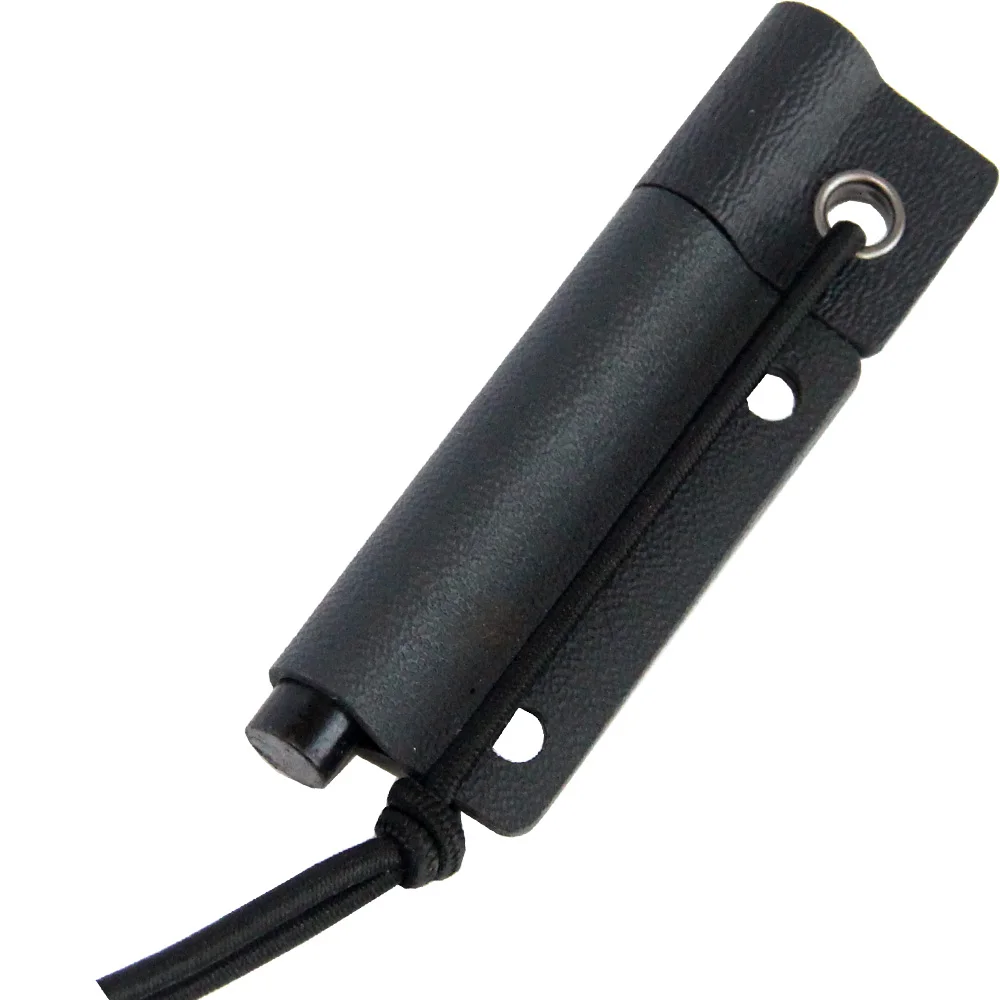 Tactical Kydex fire starter ferrocerium rod firesteel knife sheath kit includes mounting hardware