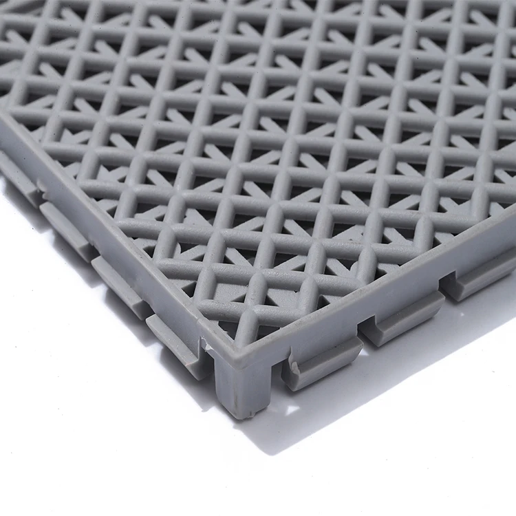 Пластиковое напольное покрытие для баскетбольной площадки водонепроницаемые напольные игровые из термопластичного эластомера безопасная уличная сцепляющаяся напольная плитка