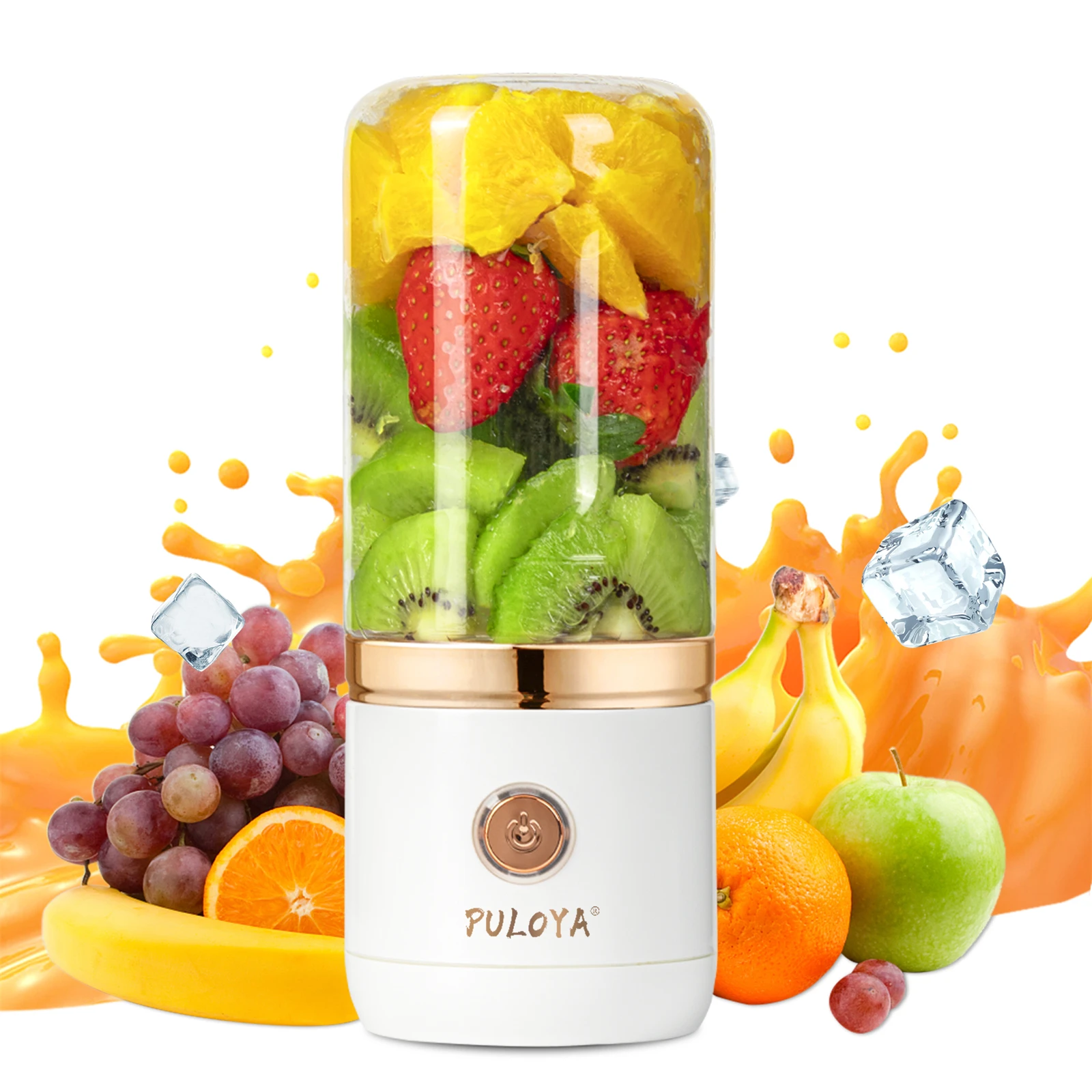 New Product 150W Rechargeable Usb Juicer Blender 6 Blades Fruit Juicer Personal Lemon Juicer Extractor Machine