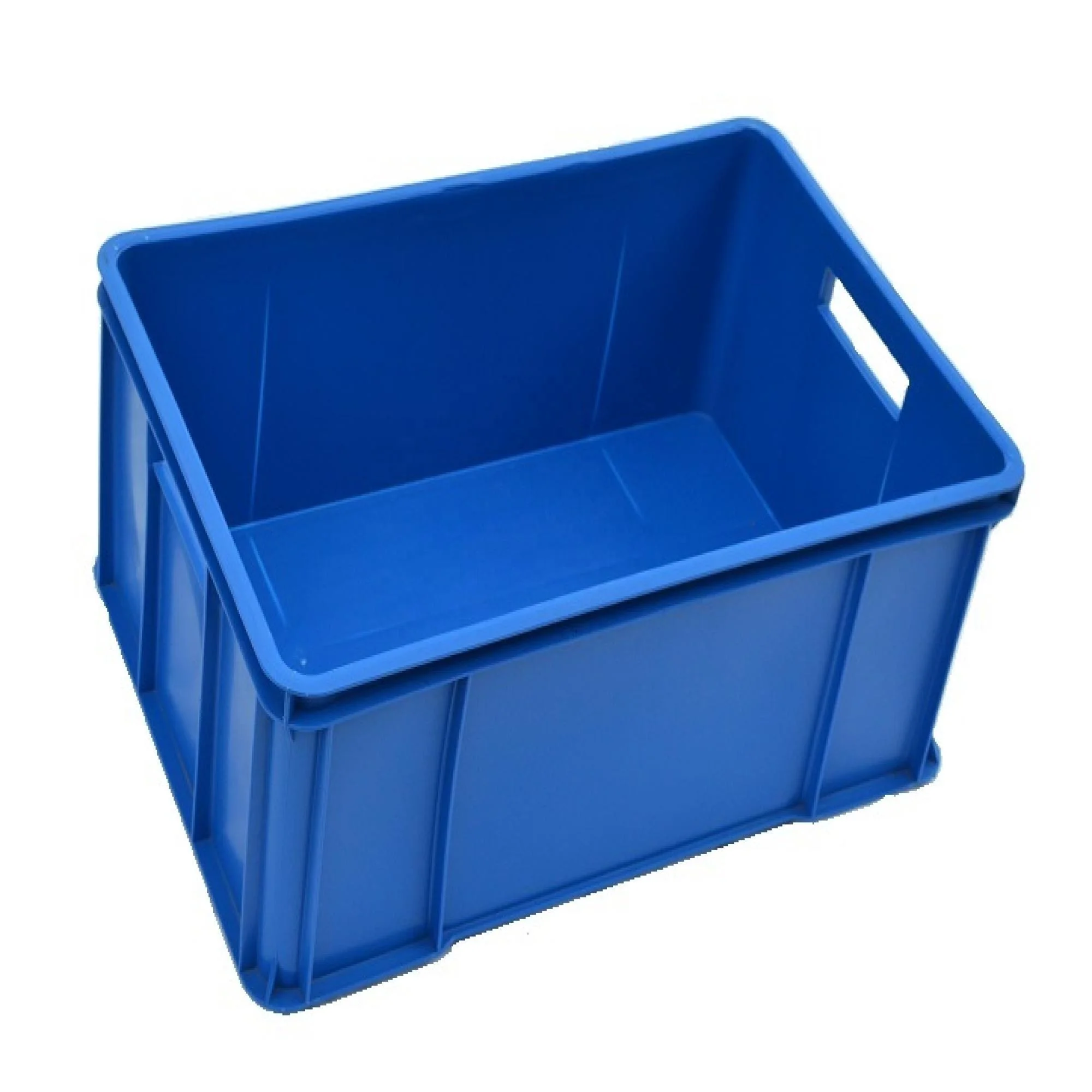 warehouse stack stackable plastic used parts picking storage bins