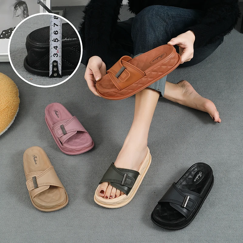 New style slippers for ladies wholesale price cheap ladies slippers simple fancy ladies slippers