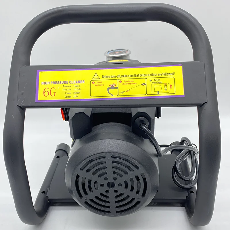 Taizhou JC New model 1.8kw washing machine electric mini portable power motor car cleaning jet gun high pressure washer pump