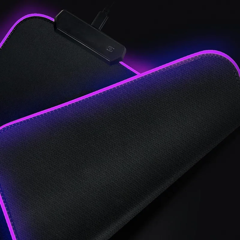 Mairuige Re Zero Girl RGB Gaming Mouse Pad Gamer pad LED Light Illuminated USB Wired Colorful Luminous Anime Mice mat