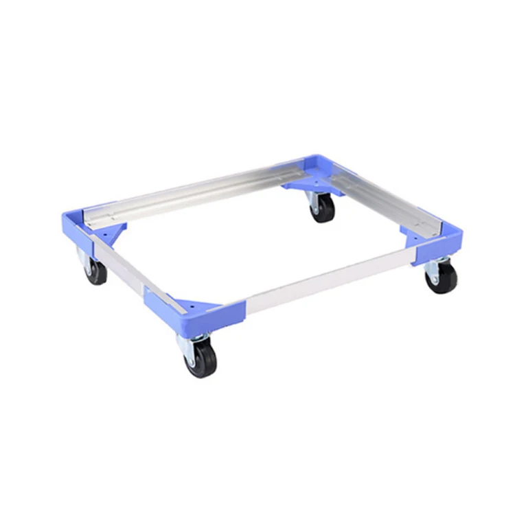 HOT SALE 4 Wheel Wheeled Crate Skate Aluminium Heavy Duty Dolly Trolley