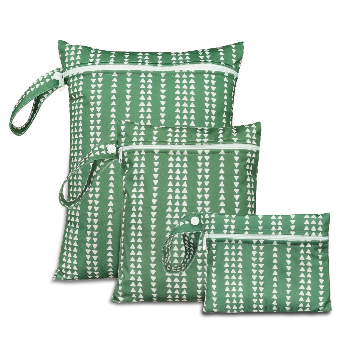 Custom Waterproof Printed Nappy Wet Bag Multi-purpose Baby Diaper Storage Bag Baby With Zipper Pockets Travel Bag