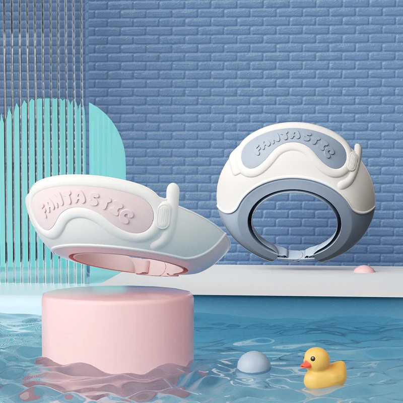 Adjustable Animal Eyes Ears Protective Reusable Waterproof Bath Visor Shampoo Shower Baby Kids Wash Hair Cap Hat