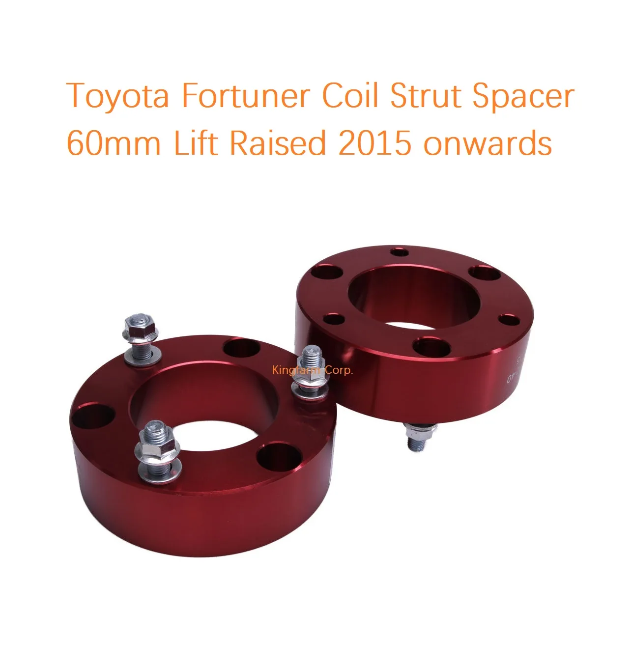 Распорка Распорки катушки для Toyota Fortuner 4WD 2015 новее 60 мм подъемная подвеска