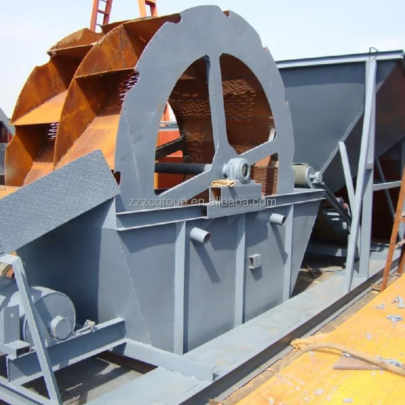 XS3210 80-120tph Wheel bucket sand washing machine mineral sand washing plant machinery