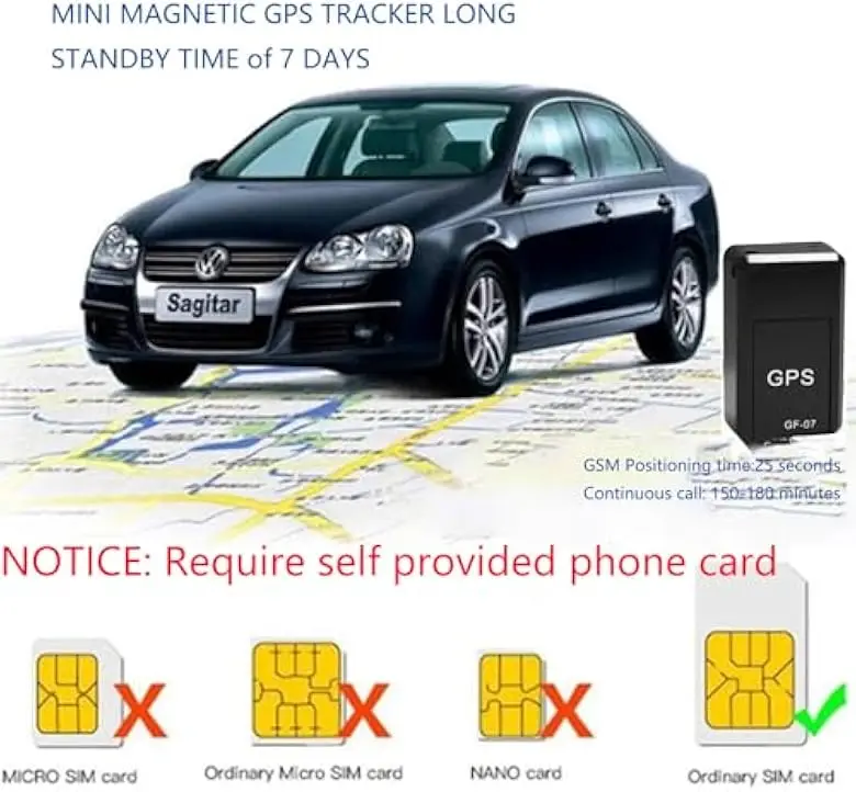 Smart GPS трекер небольшое отслеживающее устройство с бесплатным приложением системы отслеживания