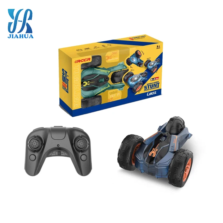 Top toy ds 2.4g control drift car remote With LED colorful light Rolling double-sided driving double sided stunt rc car toy