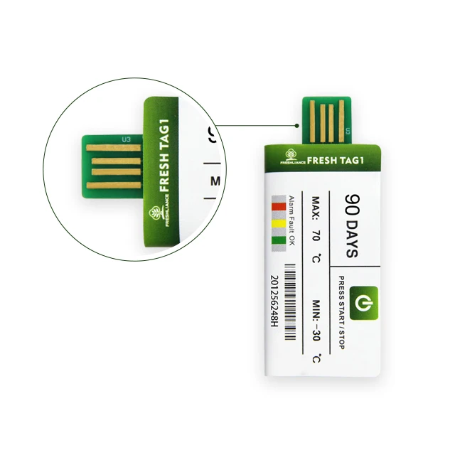 Temperature recorder data loggers PDF single use temperature data logger