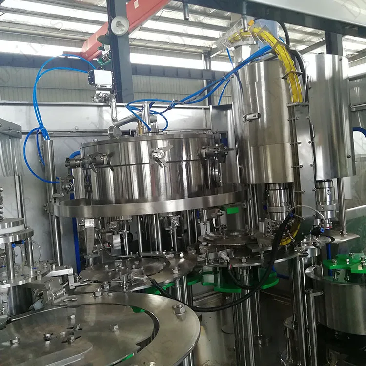 Complete Plastic Bottle Automatic Carbonated Fruit Juice Filling Production Line